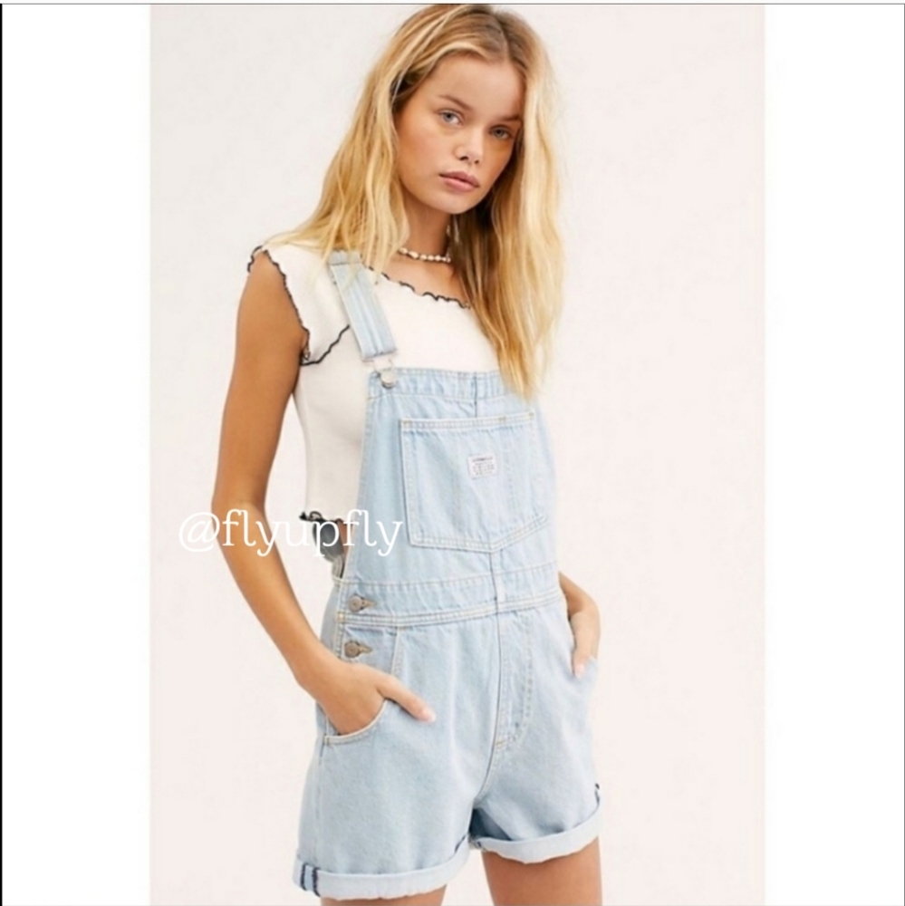 Levi's Shortalls Short Overalls - Picture 4 of 8